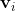 \mathbf v_i