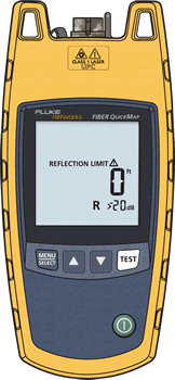 Fiber QuickMap 和Fiber OneShot PRO显示0m或0ft