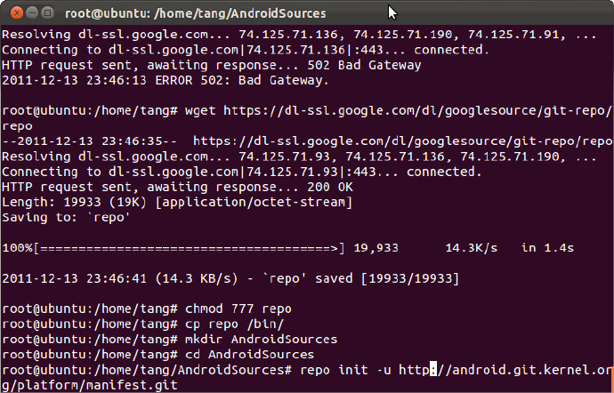 (原创)Ubuntu11.10 <wbr>Android <wbr>编译图文说明 (原创)Ubuntu11.10 <wbr>Android <wbr>编译图文说明