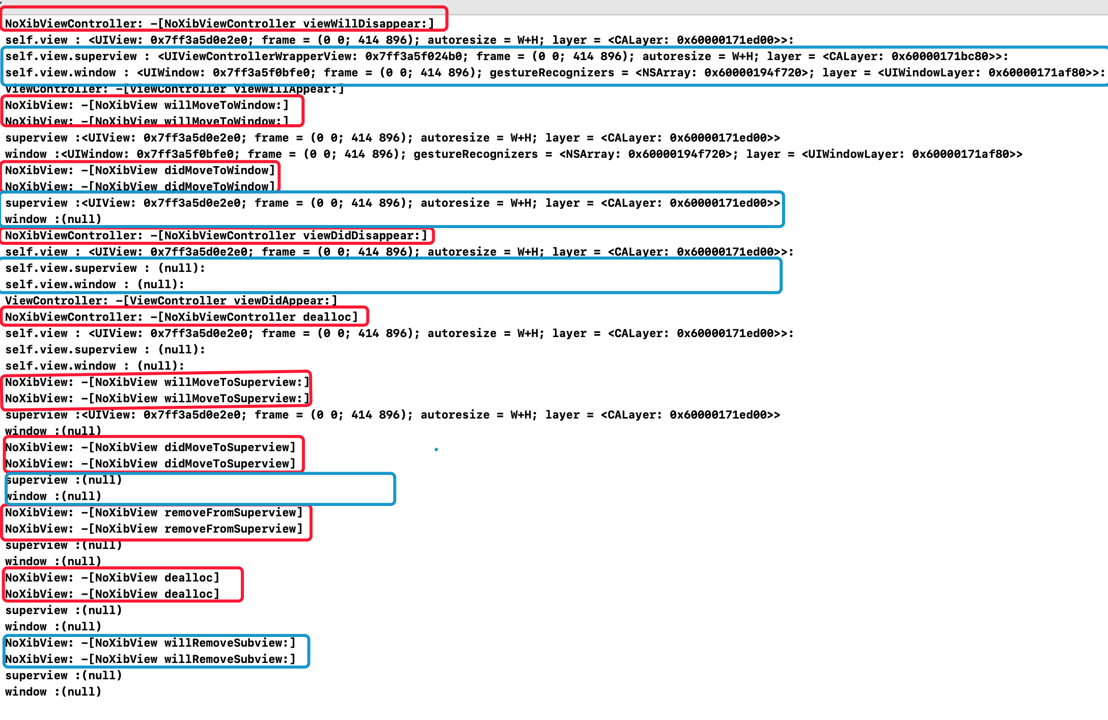 UIViewController和UIView消失销毁时整体生命周期调用顺序.png