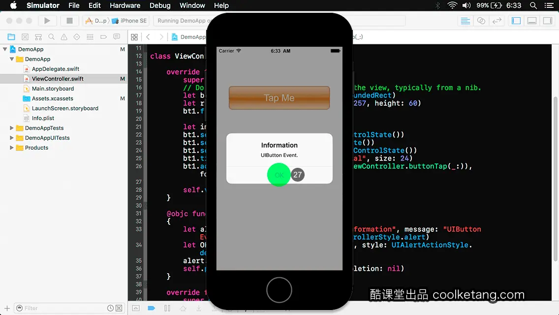 互动教程 for Xcode9 & Swift4-酷课堂