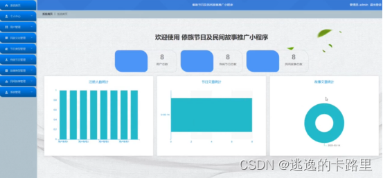 图5-6管理员主界面