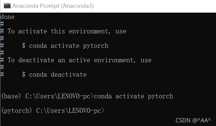 进入后显示在pytorch中