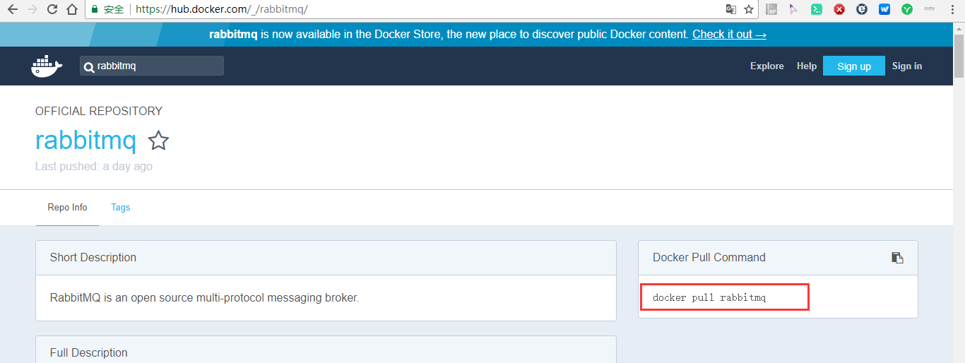在Docker容器中安装部署RabbitMQ在Docker容器中安装部署RabbitMQ