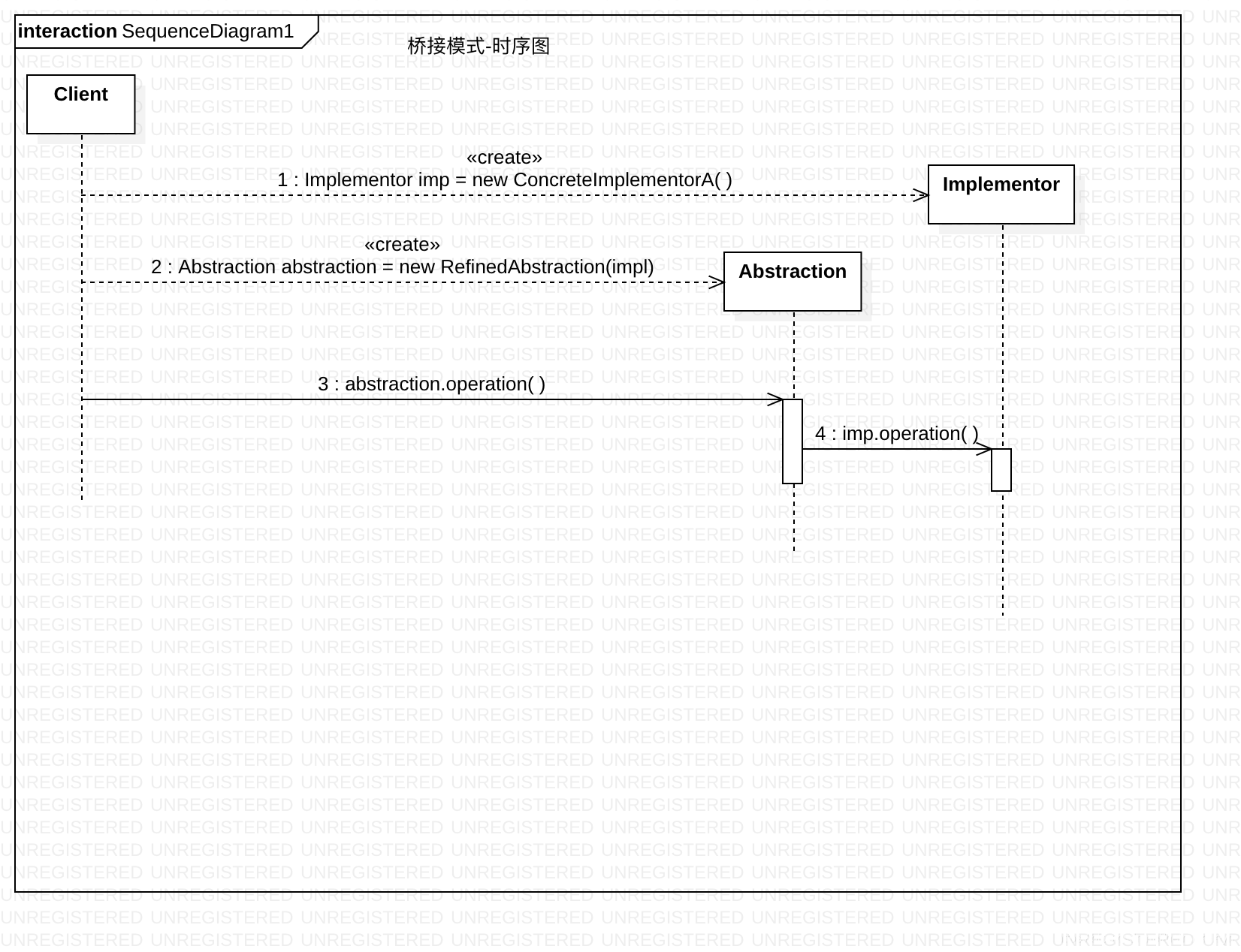 桥接模式时序图