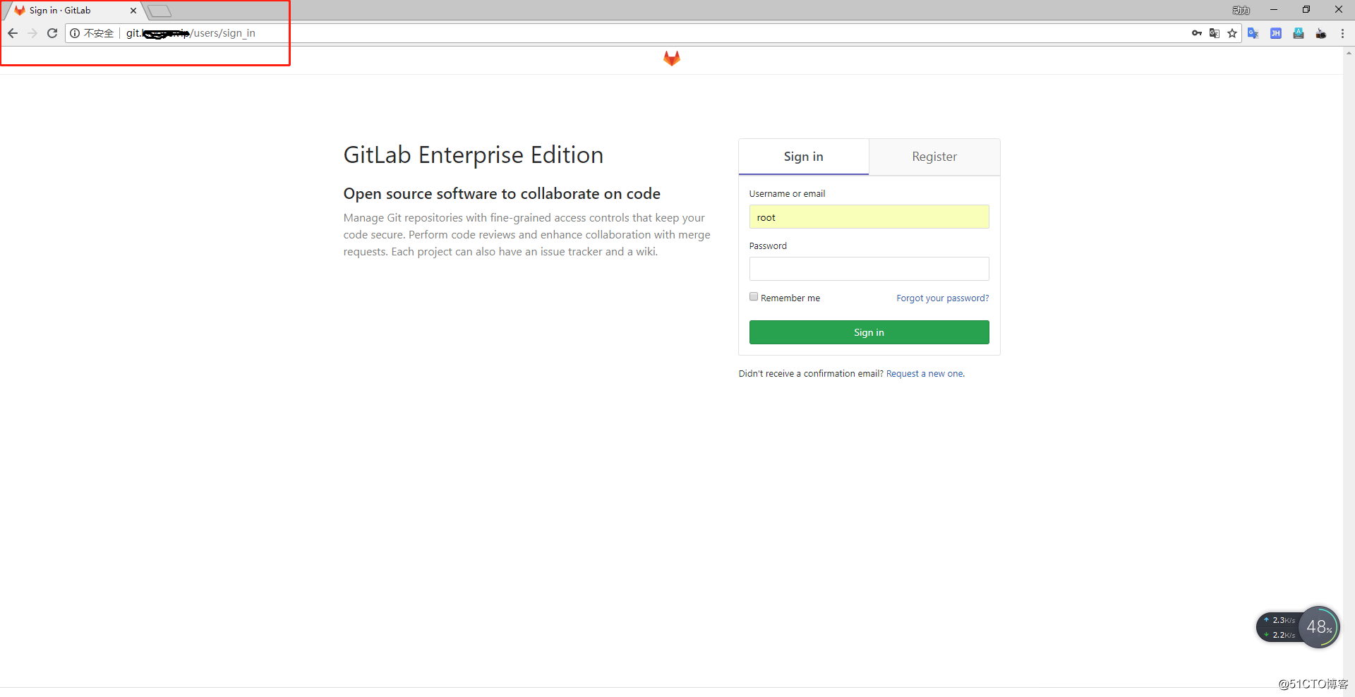 私立gitlab服务器