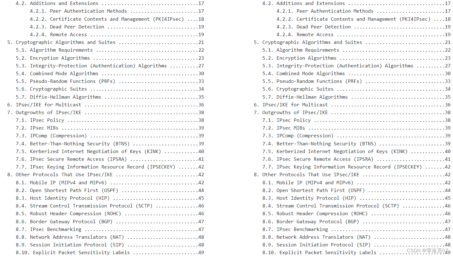 RFC 6071: IP Security (IPsec) and Internet Key Exchange (IKE) Document ...