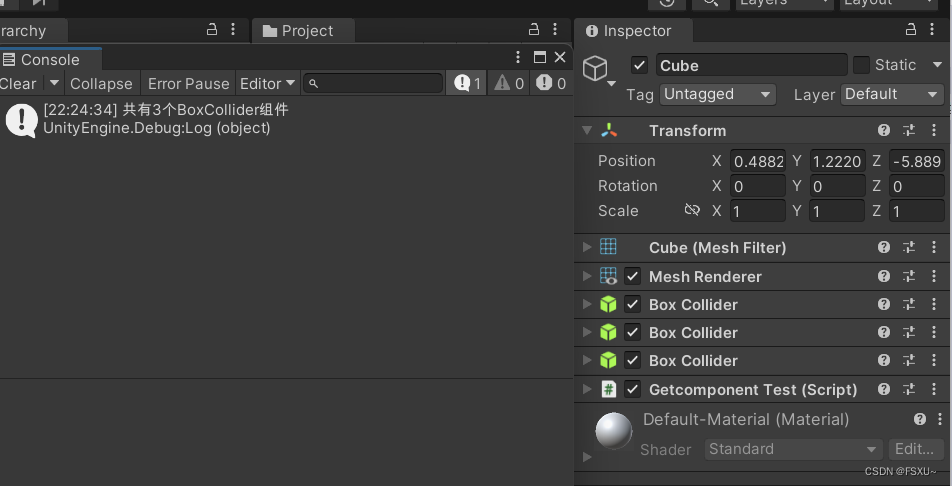 unity脚本获取物体和组件_unity获取其他物体上的组件-CSDN博客