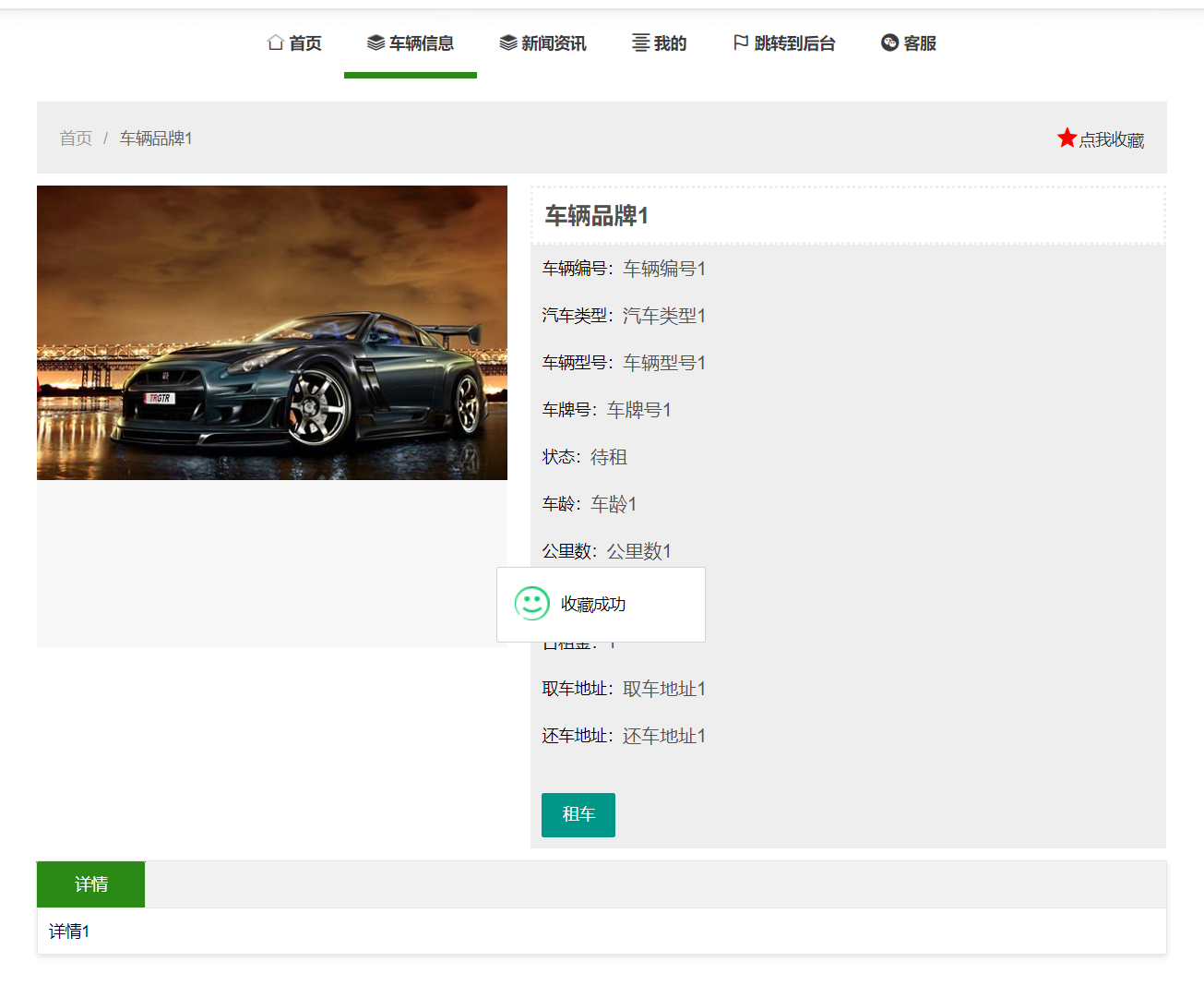 车辆详情
