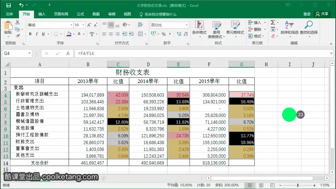 Excel互动教程-酷课堂