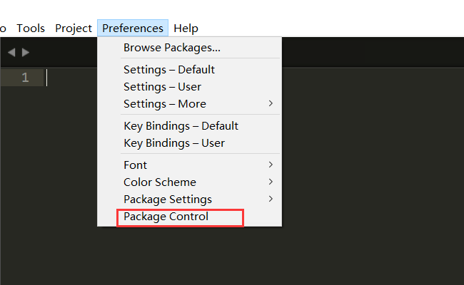package control