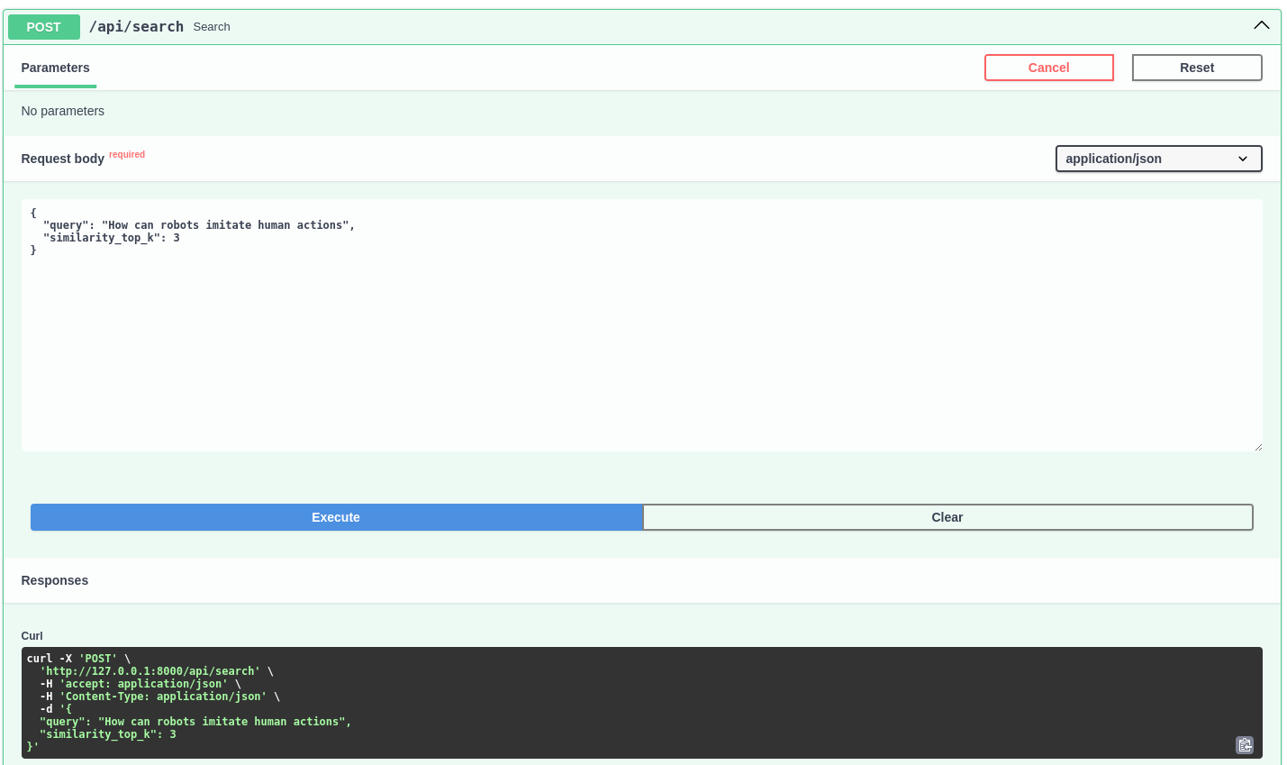 API Request