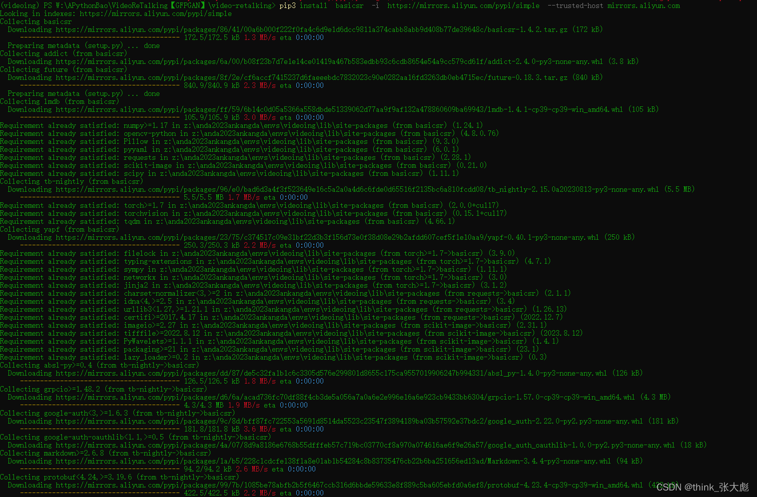 ResolutionImpossible: for help visit https://pip.pypa.io/en/latest ...