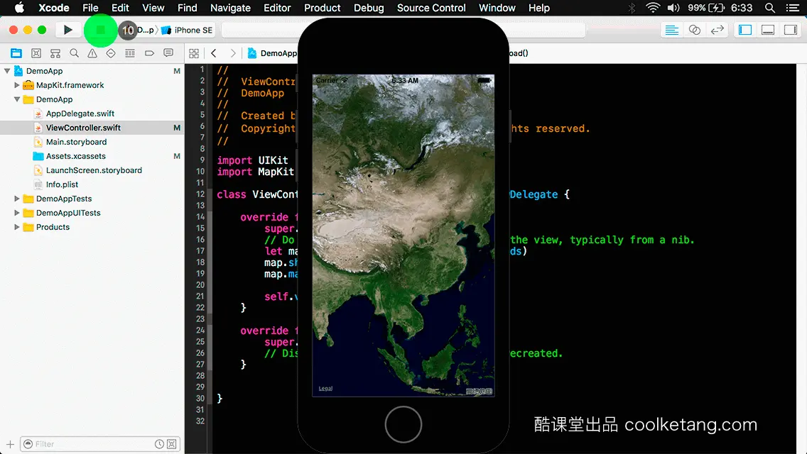 互动教程 for Xcode9 & Swift4-酷课堂