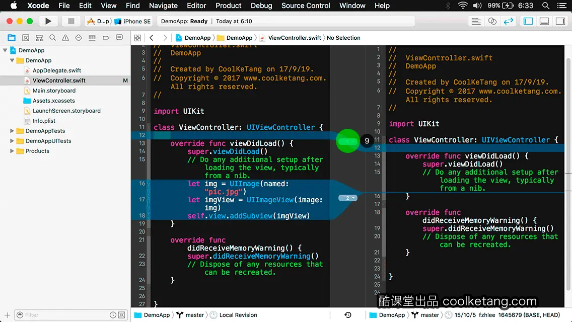 互动教程 for Xcode9 & Swift4-酷课堂