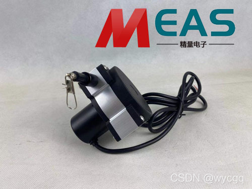 拉绳位移传感器产生一个应变机械波脉冲信号