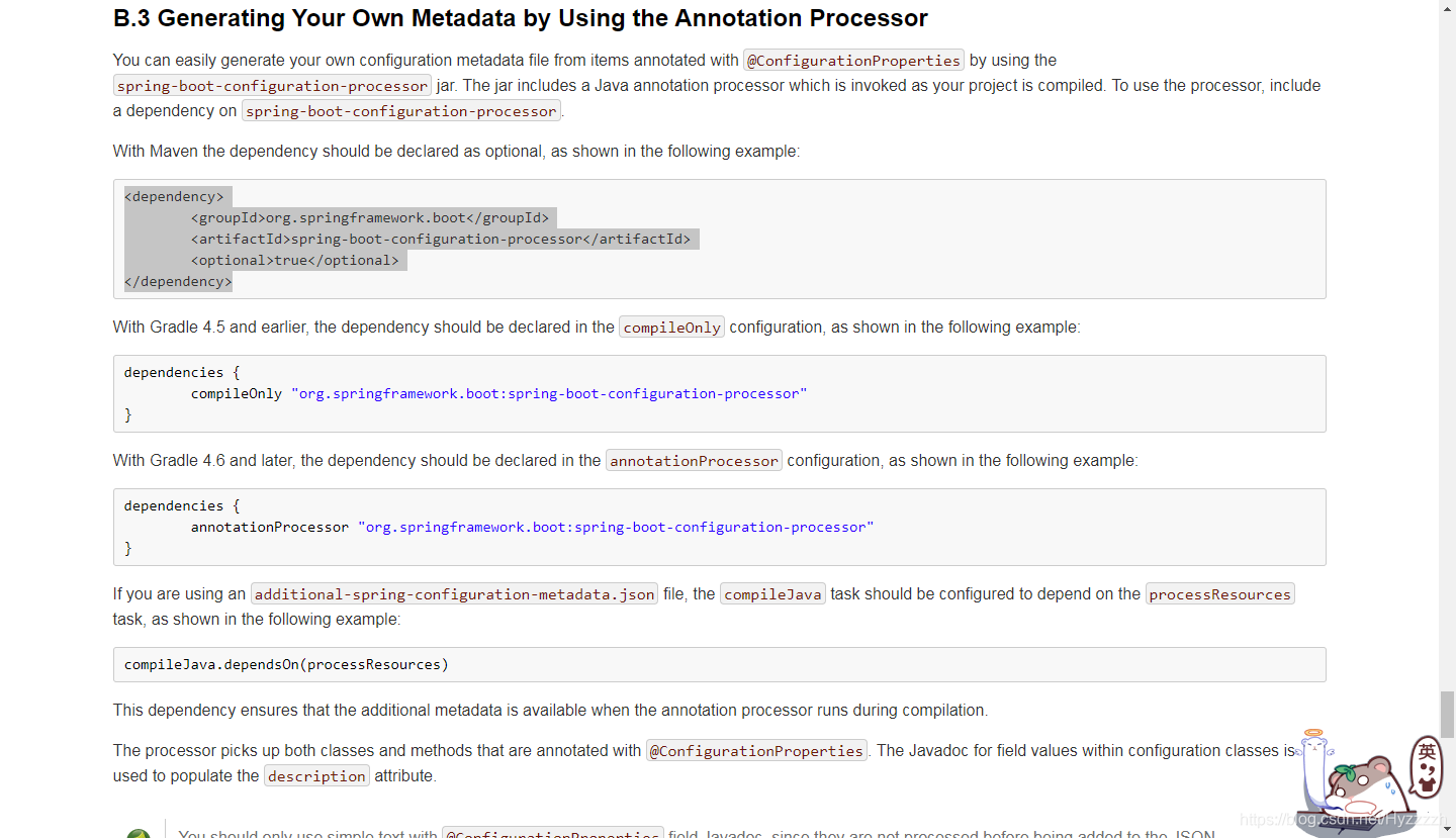 Spring Boot configuration annotation processor not found in classpath ...