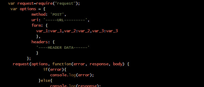 nodejs basic http calls requests