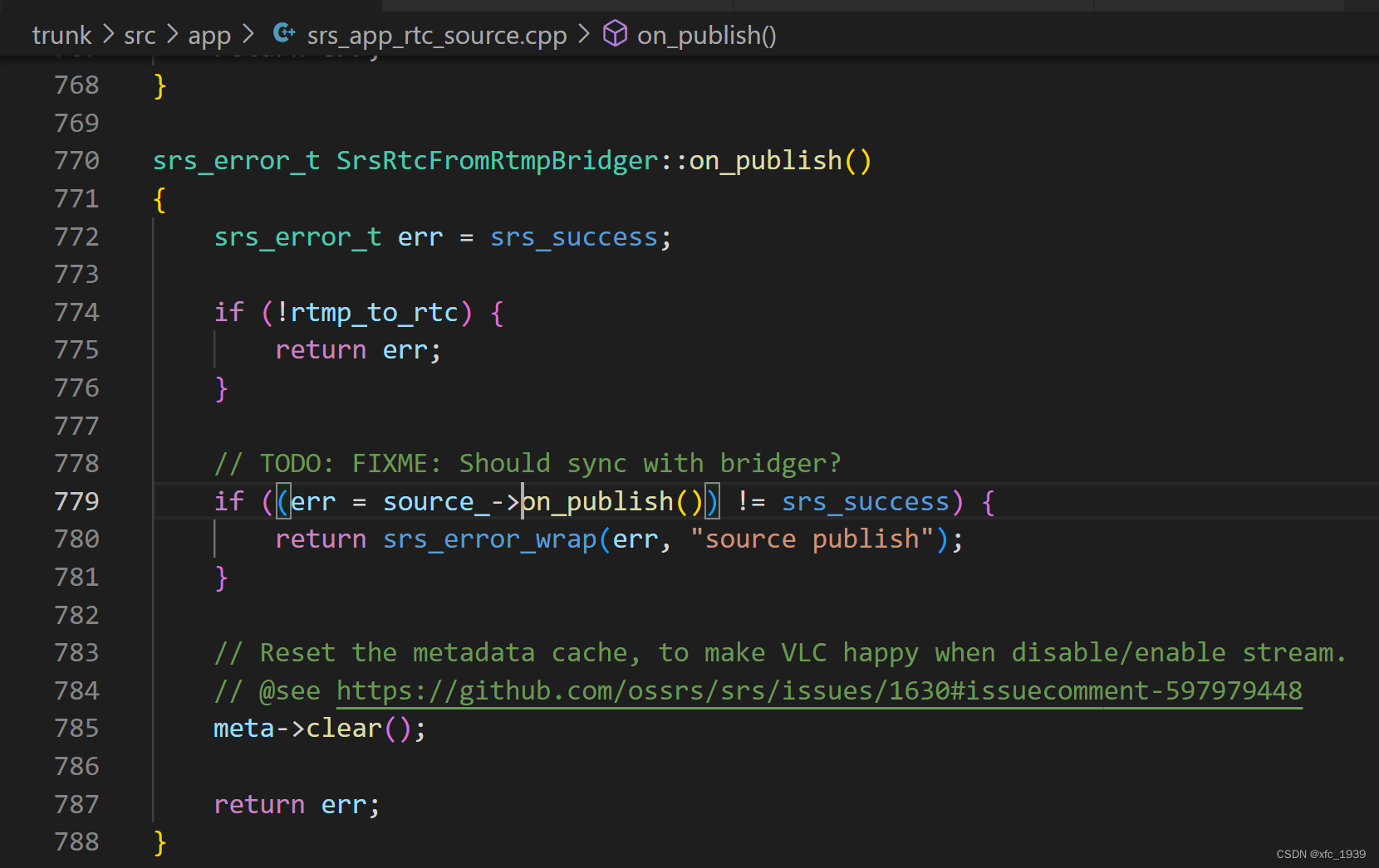 Bridger响应publish函数