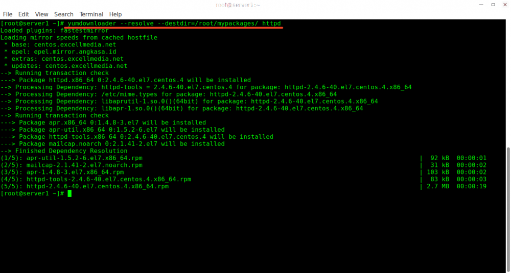 怎样在 CentOS 里下载 RPM 包及其所有依赖包怎样在 CentOS 里下载 RPM 包及其所有依赖包