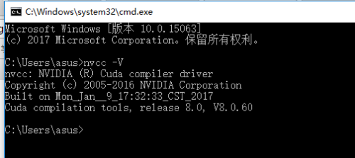 windows10下安装cuda8
