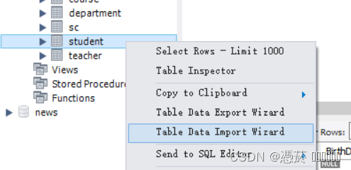 mysqlworkbench导入excel数据完成但数据完全没导进去？？？_excel表格数据导入mysql表显示成功但是表里没有数据-CSDN博客