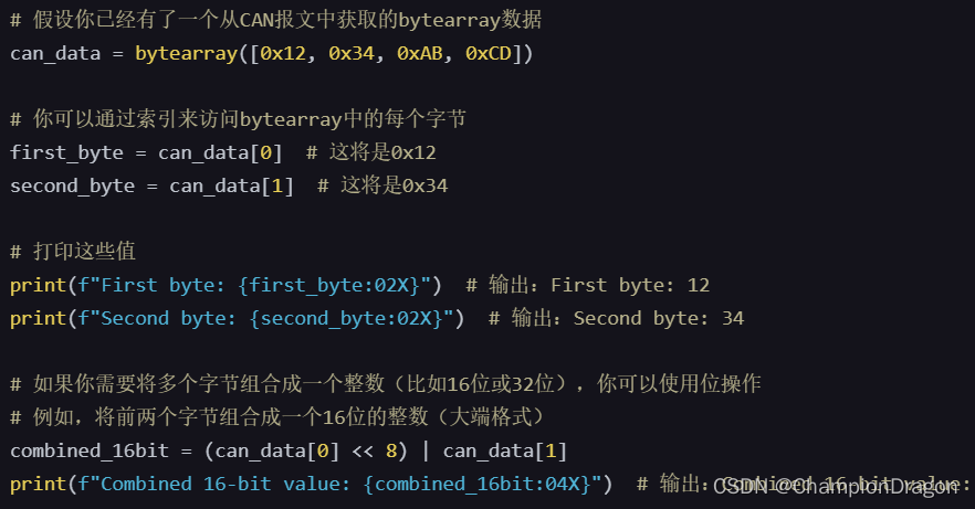bytearray | python’s built-in data types – real... Python读取字节数组_python 读取字节数组-CSDN博客