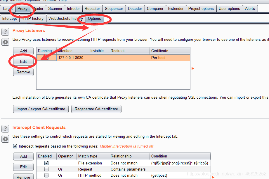 代理设置示意图