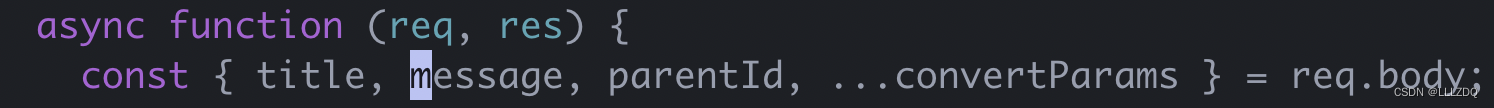 convertParams