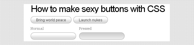 CSS Navigation and buttons tutorial