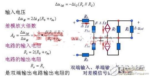 差分放大电路单端输出和双端输出区别以及应用