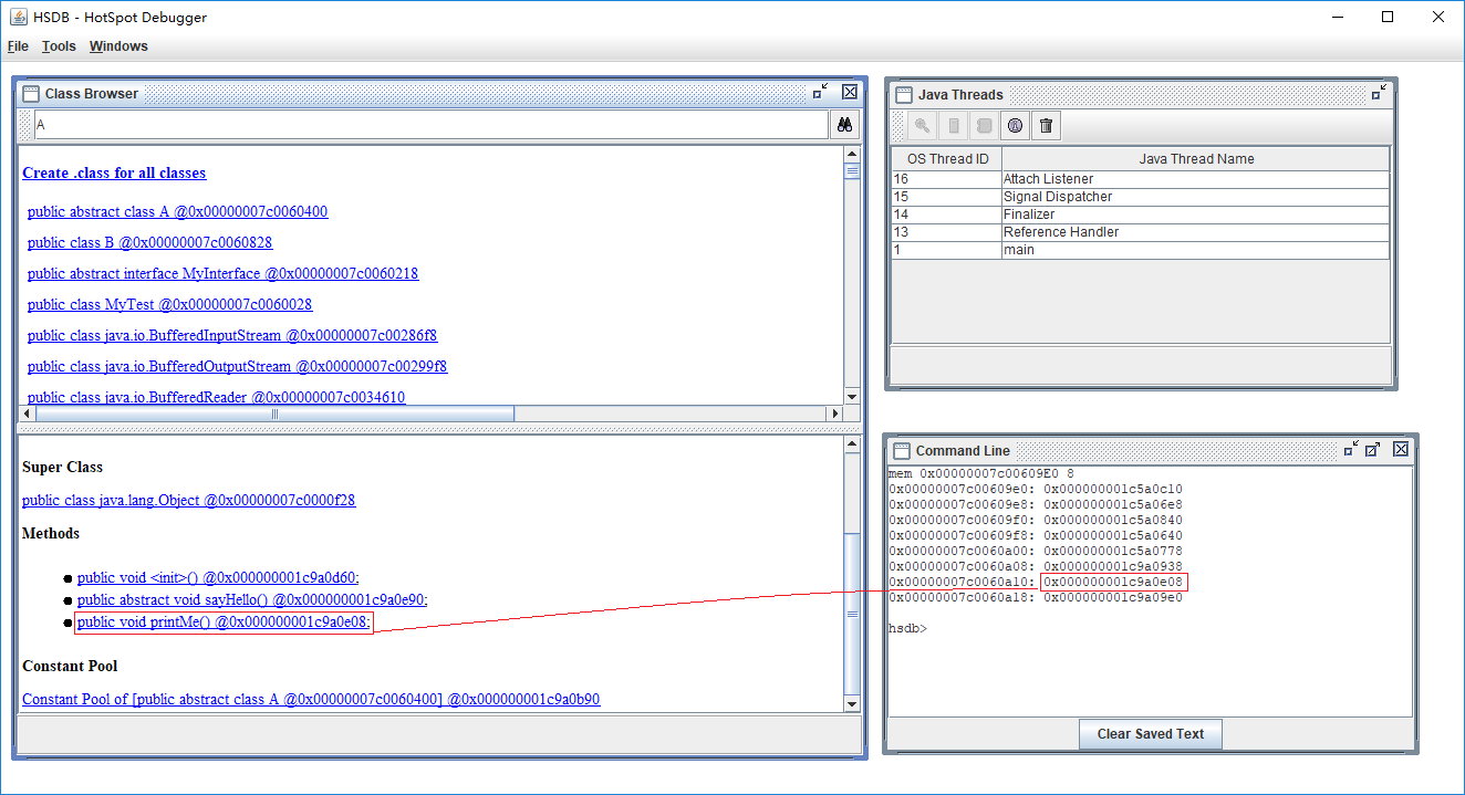Tools -> Class Browser，搜索 A