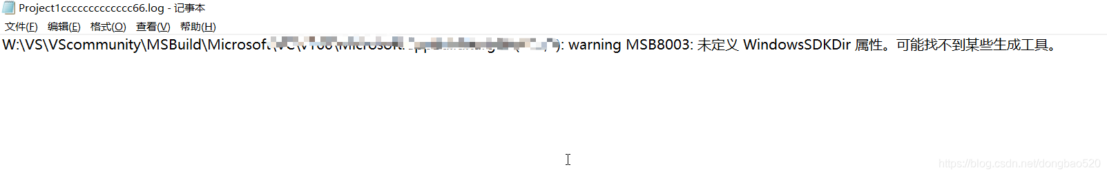 MSB8003: 未定义 WindowsSDKDir 属性_msb800未定义windows sdkir属性-CSDN博客