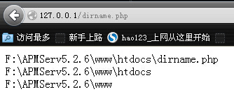 php <wbr>dirname(__FILE__)的用法