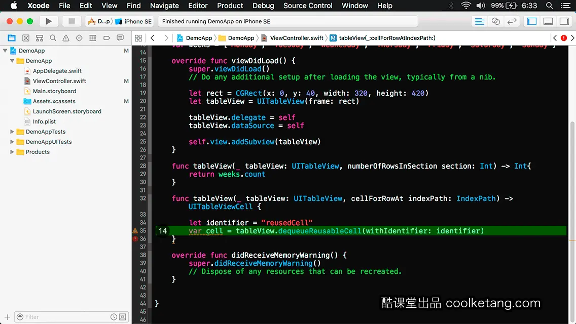 互动教程 for Xcode9 & Swift4-酷课堂