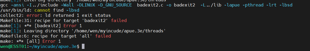 apue.h头文件安装使用教程（本地&&系统） Unix环境高级编程(第三版)_unix装apue.h-CSDN博客