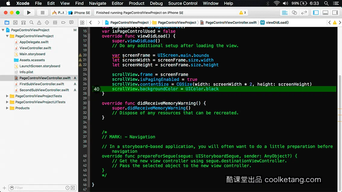 互动教程 for Xcode9 & Swift4-酷课堂