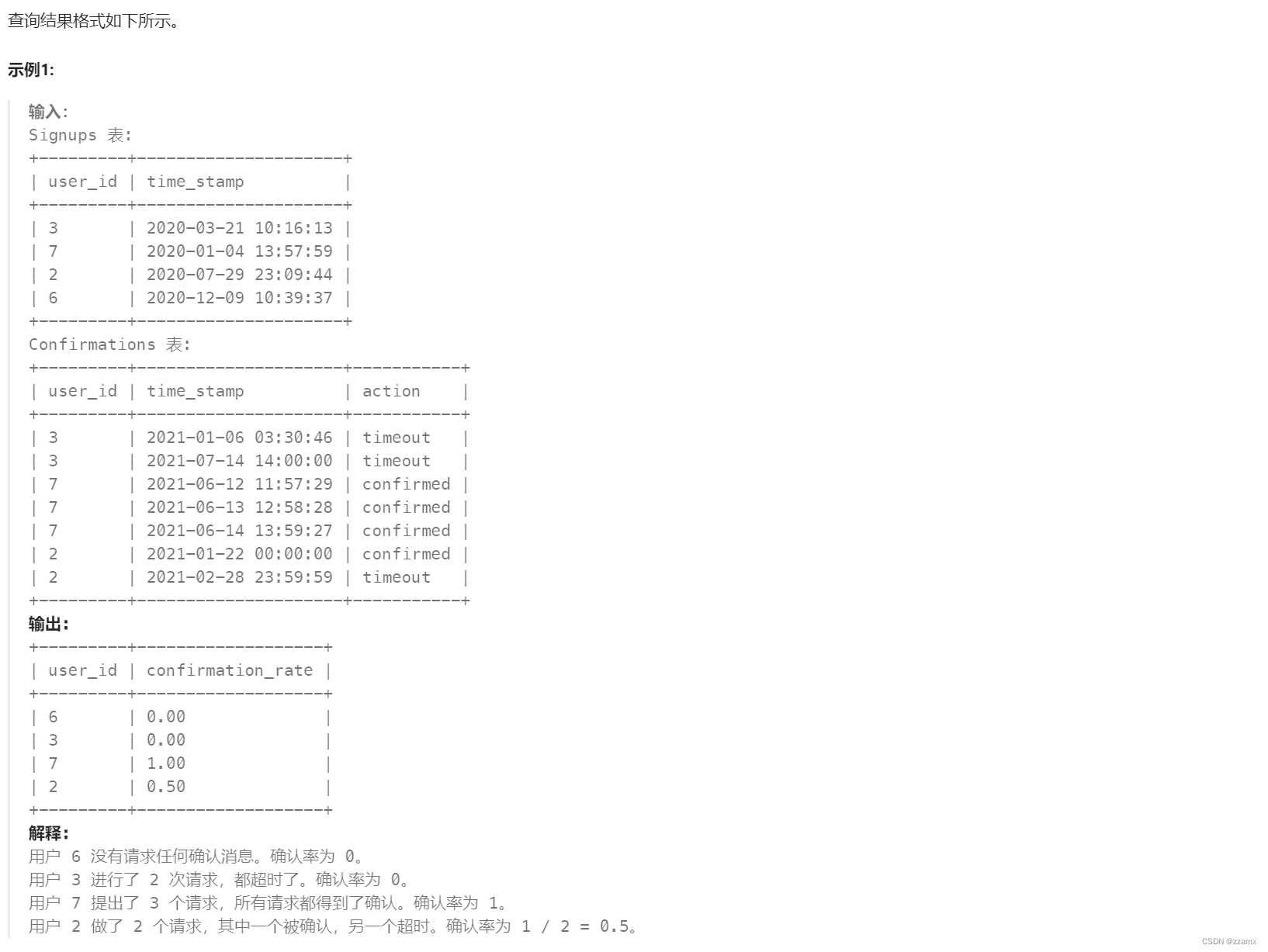 【SQL】1934. 确认率（IFNULL()； IF()）_1934.确认率-CSDN博客