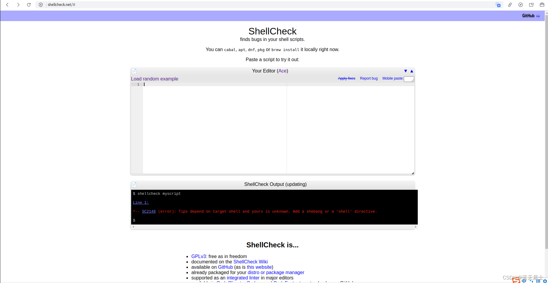 shell代码规范及相关代码检查工具_shell编码规范检查程序-CSDN博客