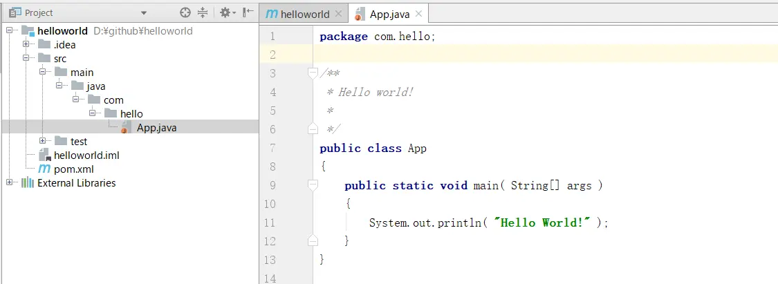 new repository by idea