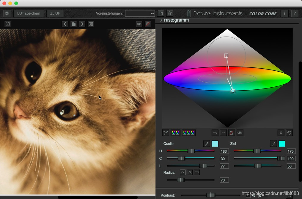 让你的图像颜色渐变的更加自然——Picture Instruments Color Cone Mac破解版图像校正工具！