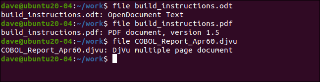 file build_instructions.odt in a terminal window.