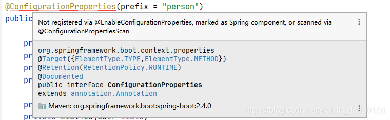 IDEA中 Spring Boot Configuration Annotation Processor NotConfigured错误解决 ...