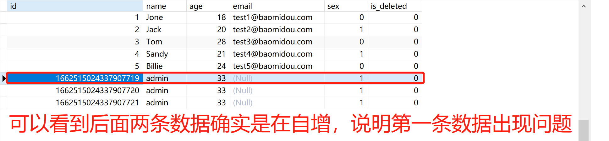 Tableid @TableId(type = IdType.AUTO)不生效-CSDN博客