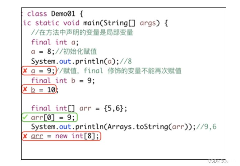 Java 基础学习（七）final、static、抽象_final变量-CSDN博客