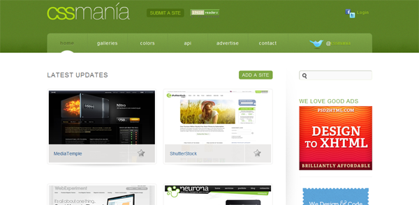 25 Best CSS Web Design Showcase Directories