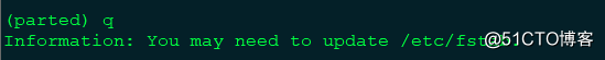 Linux 磁盘分区工具 Parted