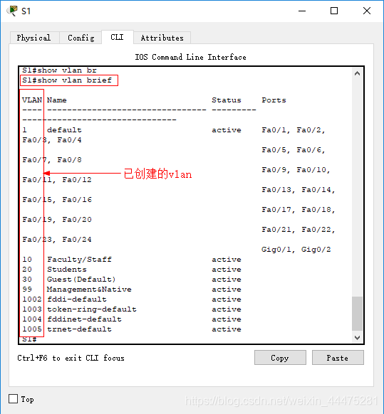 检验vlan
