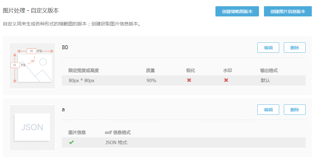 又拍云自定义缩略图版本