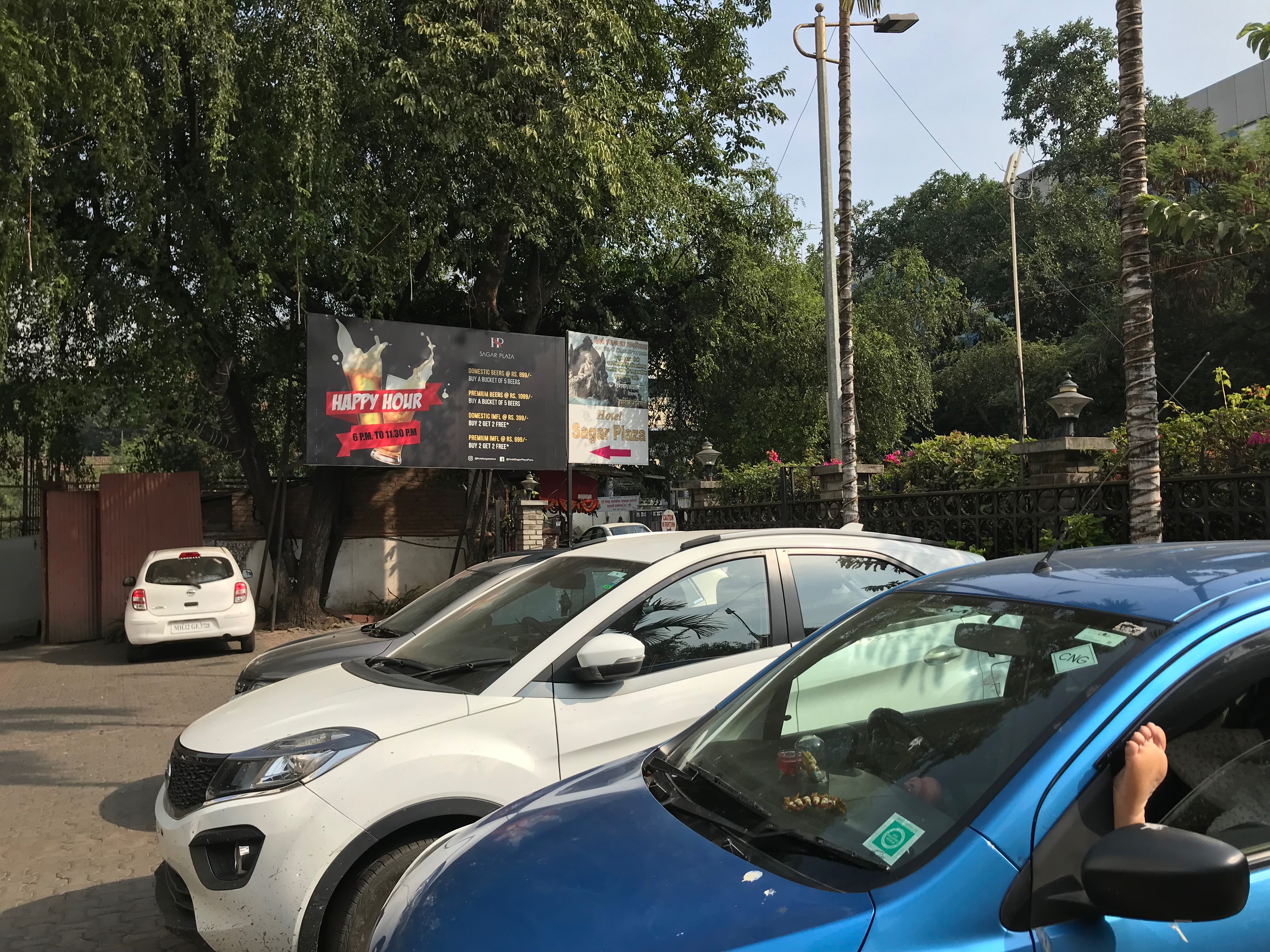 The Hotel Sagar Plaza at Pune.